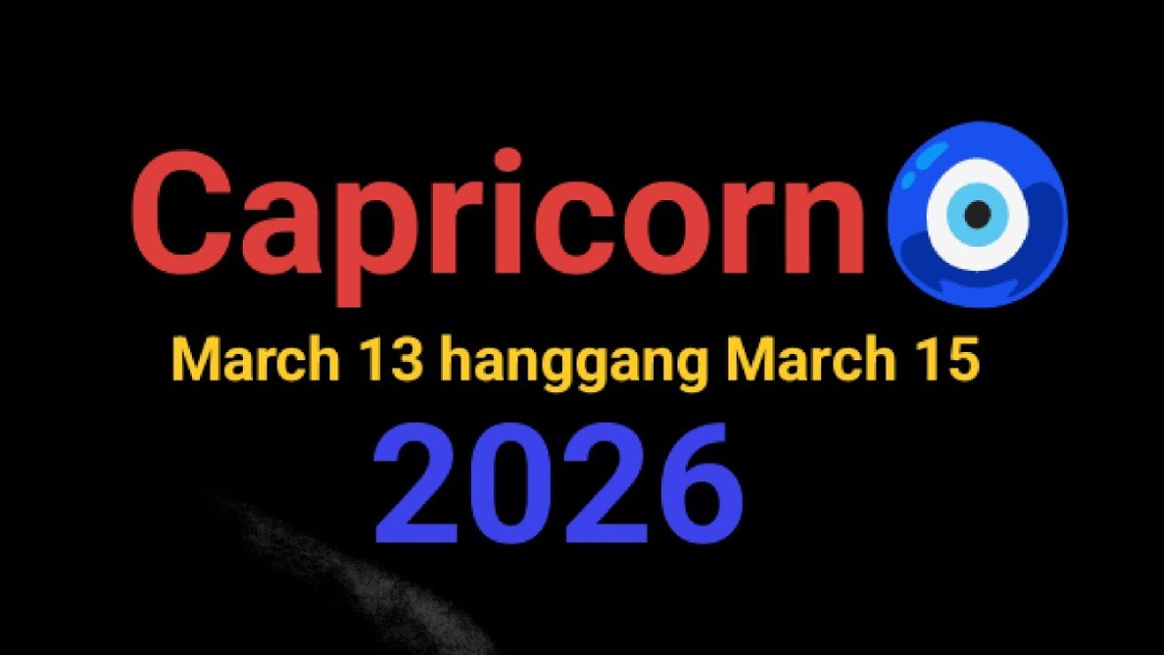Maaari kang magka-sakit sa loob po ng 3 days Capricorn/March 13-15 2026👉tarot👈