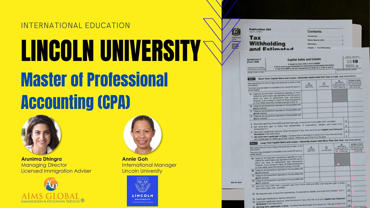 Lincoln University - Master of Professional Accounting (CPA)