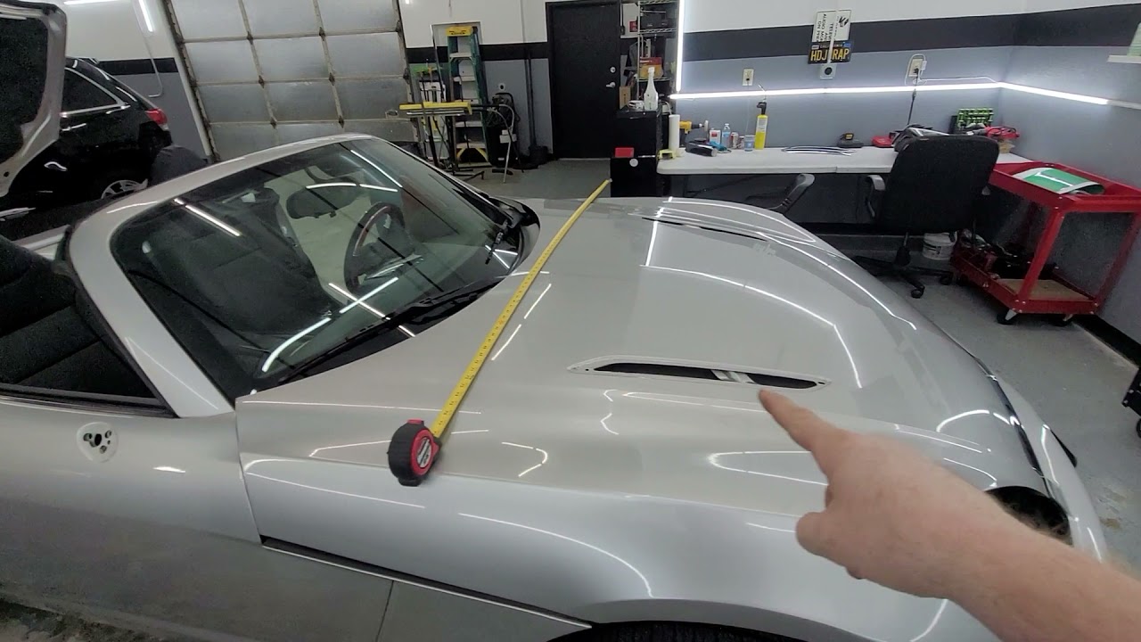Preparing to wrap a Saturn Sky. Step by step procress.