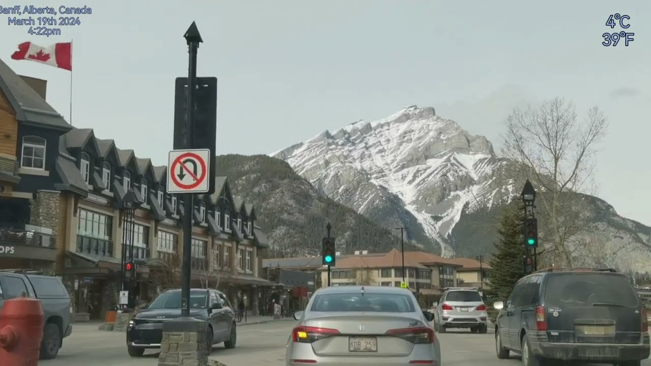 Banff, Alberta, Canada - March 19th, 2024