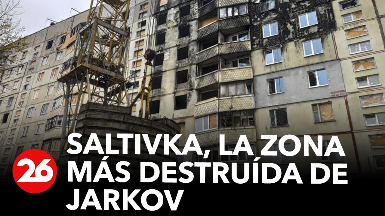 GUERRA RUSIA - UCRANIA | Saltivka, la zona más destruída de Jarkov