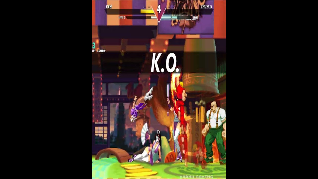 Ken vs Chun-Li - Street Fighter