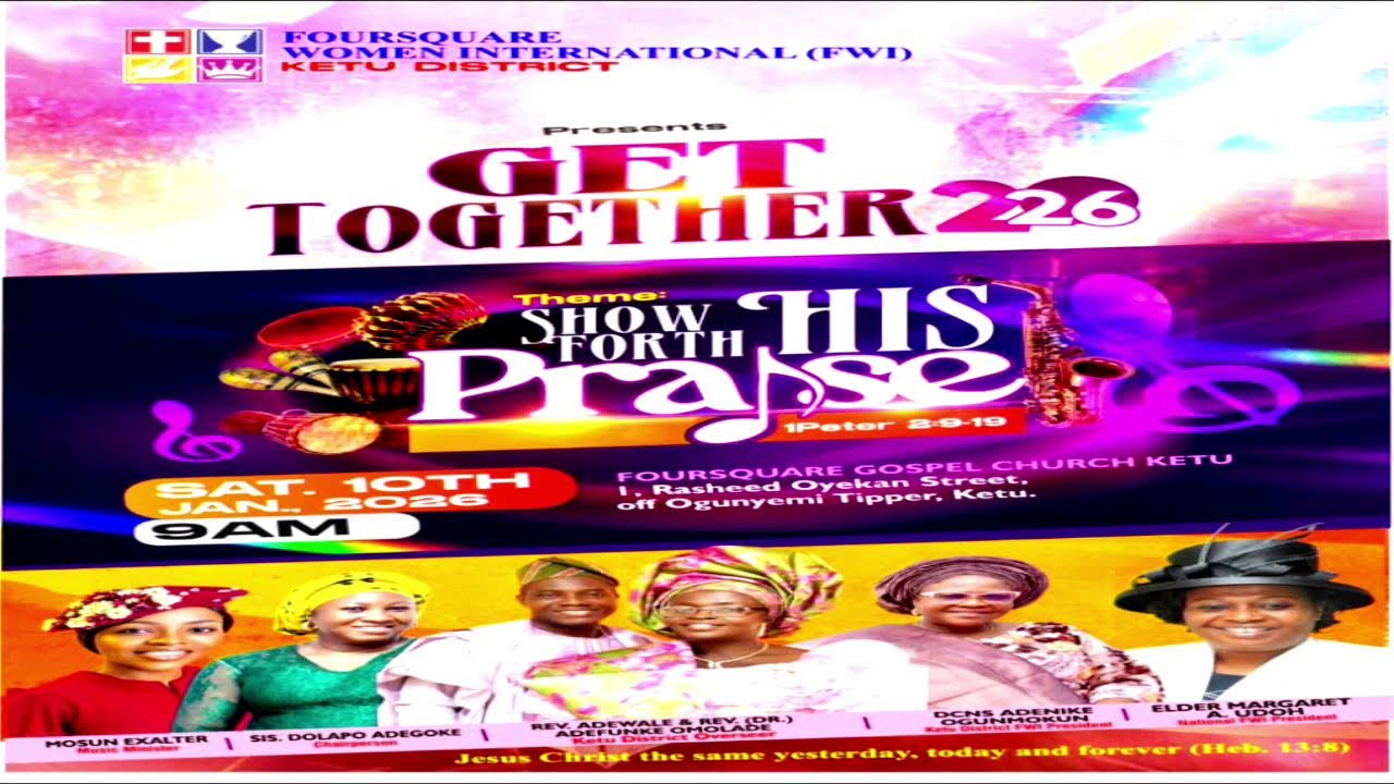 FWI THANKSGIVING SERVICE  2026 || DIVINE HONOUR AND DIGNITY || 10-01-2026