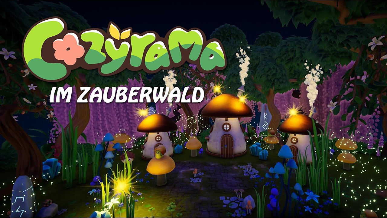 🌺 Cozyrama 🌺 Zauberwald bei Nacht 🌙