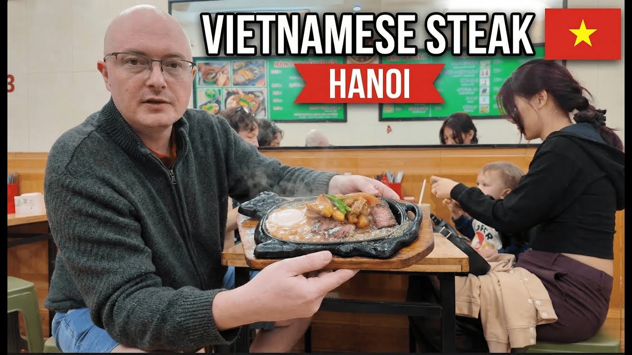 Hanoi's Famous Banh Mi Chao Street | Vietnamese Steak That Will Change Your Life