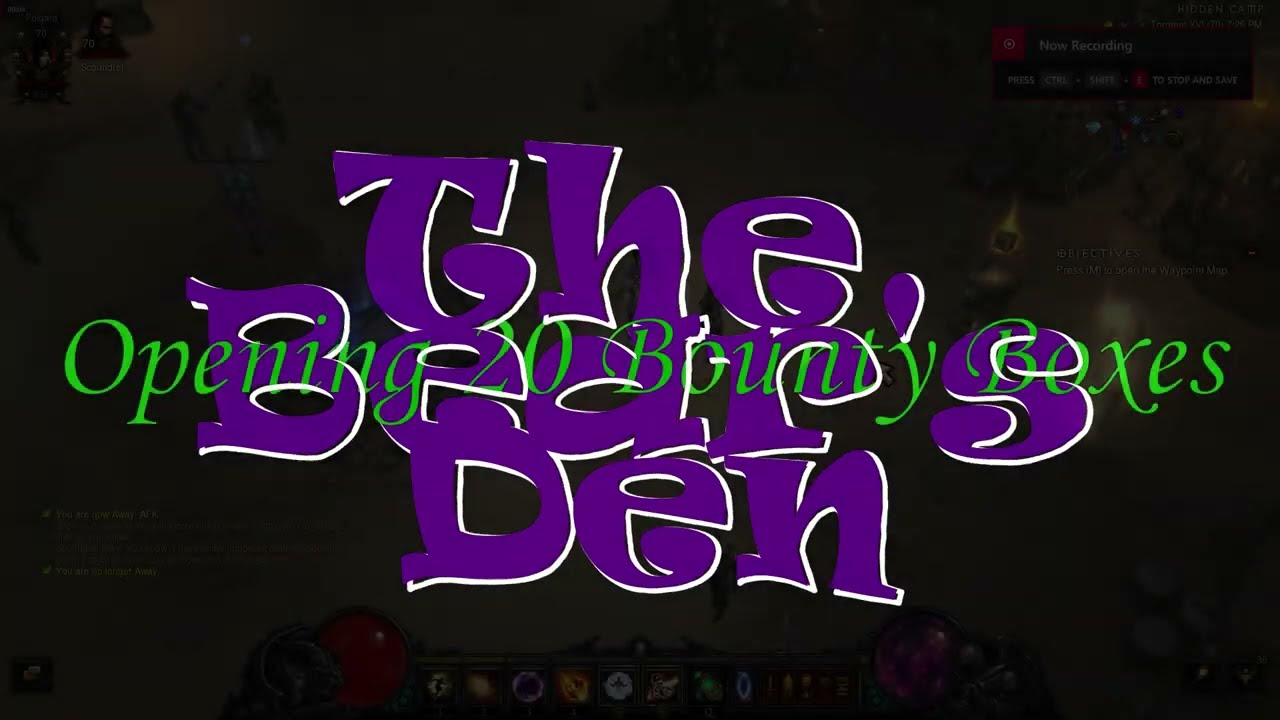 Diablo 3 S28 farming Ancient Puzzle Ring