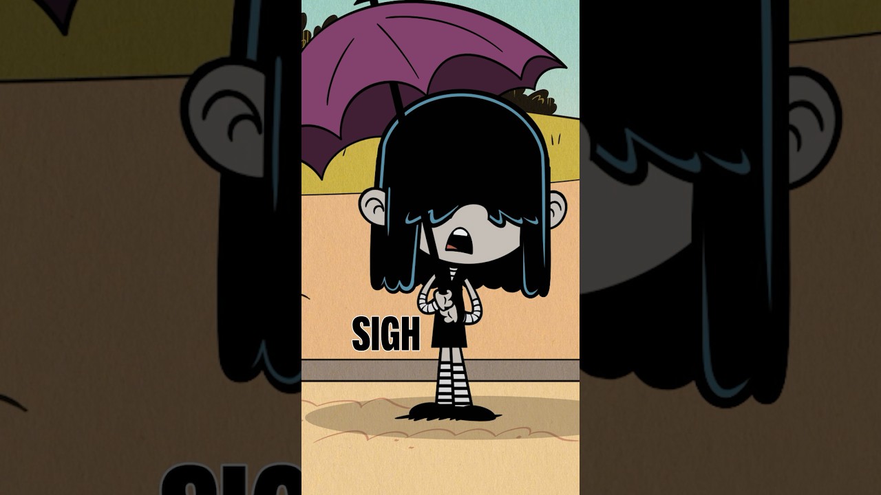EVERYTIME Lucy sighs in The Loud House 🖤 #shorts