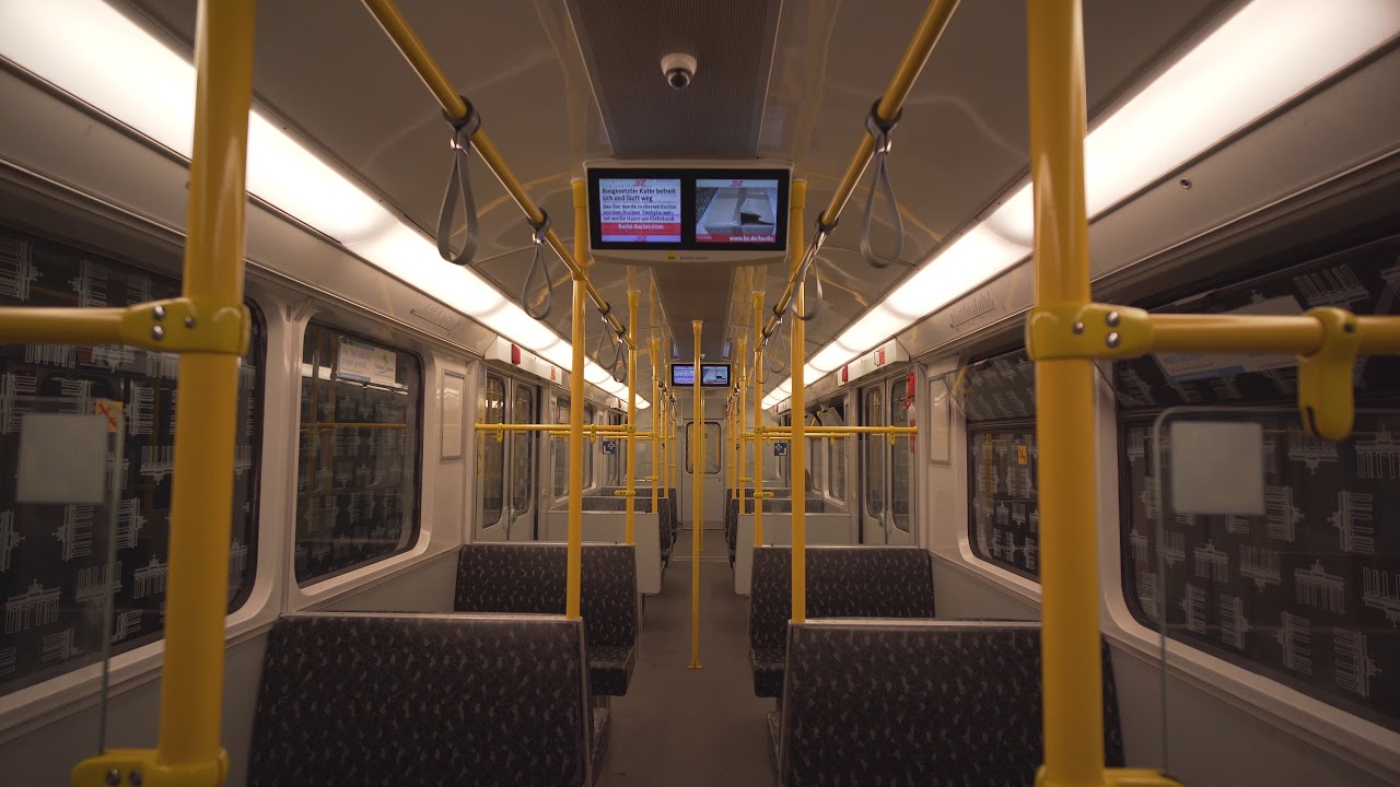 Germany, Berlin, U-Bahn ride from Friedrichsfelde to Magdalenenstraße