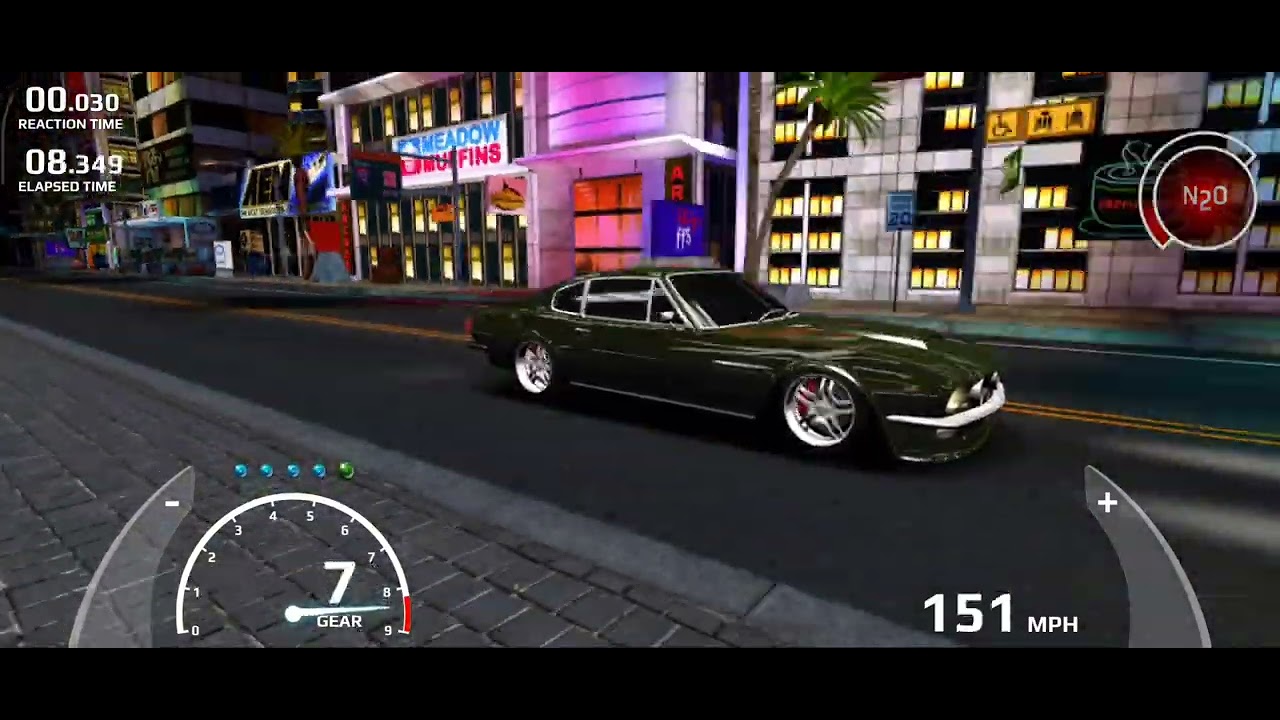 Rush Racing 2: 1977 V8 Vantage 981 8.67 no boost tune