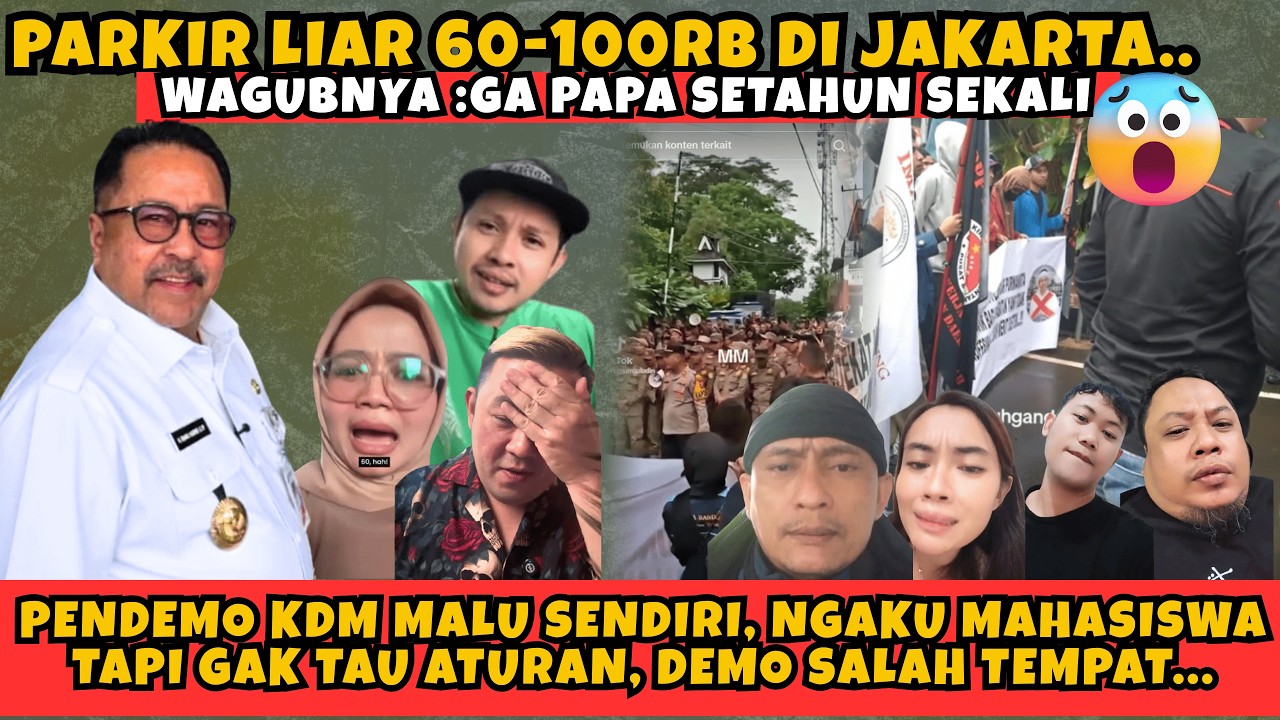 WAGUB JAKARTA TAK TEGAS TERHADAP JUKIR LIAR YANG PATOK HARGA TINGGI❗PENDEMO KDM MALU SENDIRI..