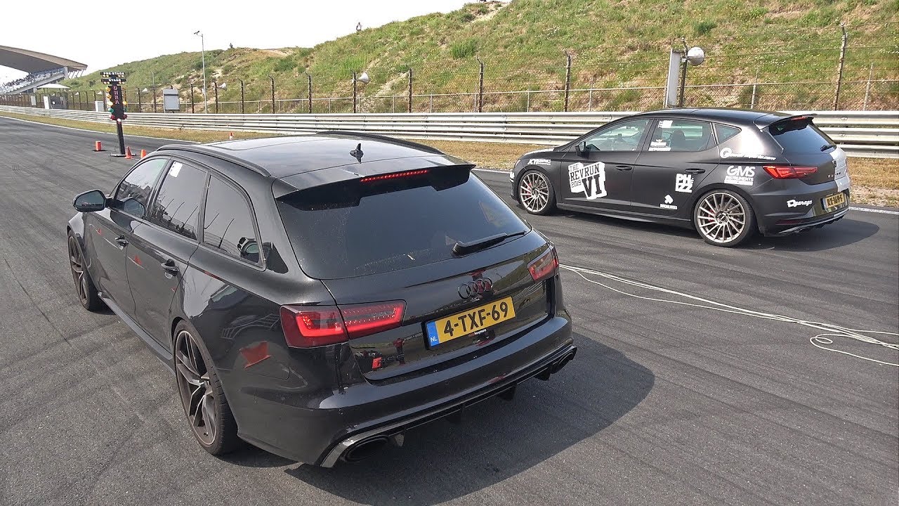 380HP Seat Leon Cupra 5F Stage 2 vs Audi RS6 Avant C7 vs Subaru Impreza WRX STI