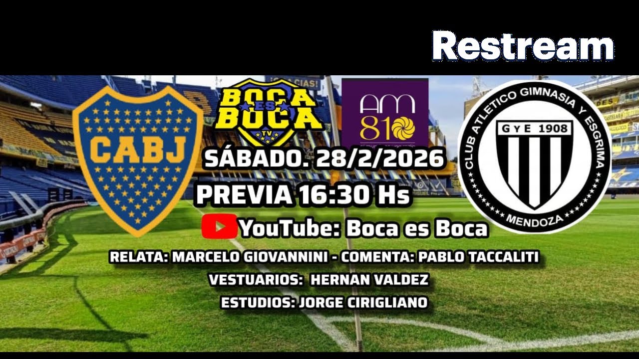 Boca Juniors vs Gimnasia Y Esgrima De Mendoza - Copa Argentina