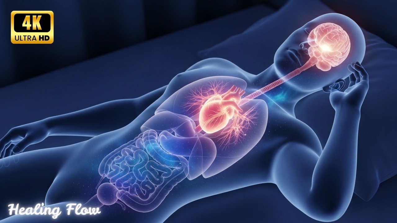 432Hz + 528Hz + 741Hz | Deep Healing Sleep: Full Body Regeneration & Insomnia Relief