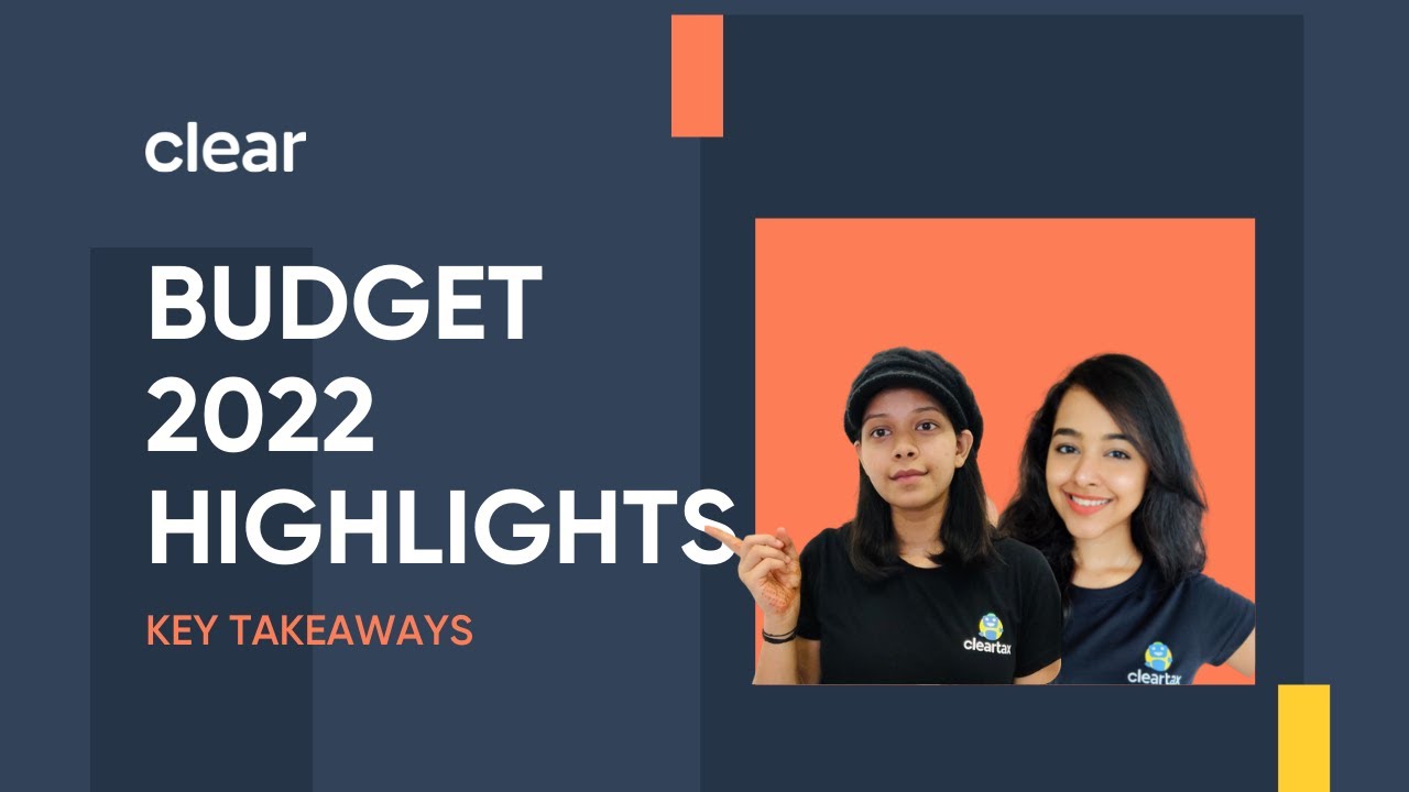 Budget highlights 2022 I Budget 2022-23 I FM Nirmala Sitaraman