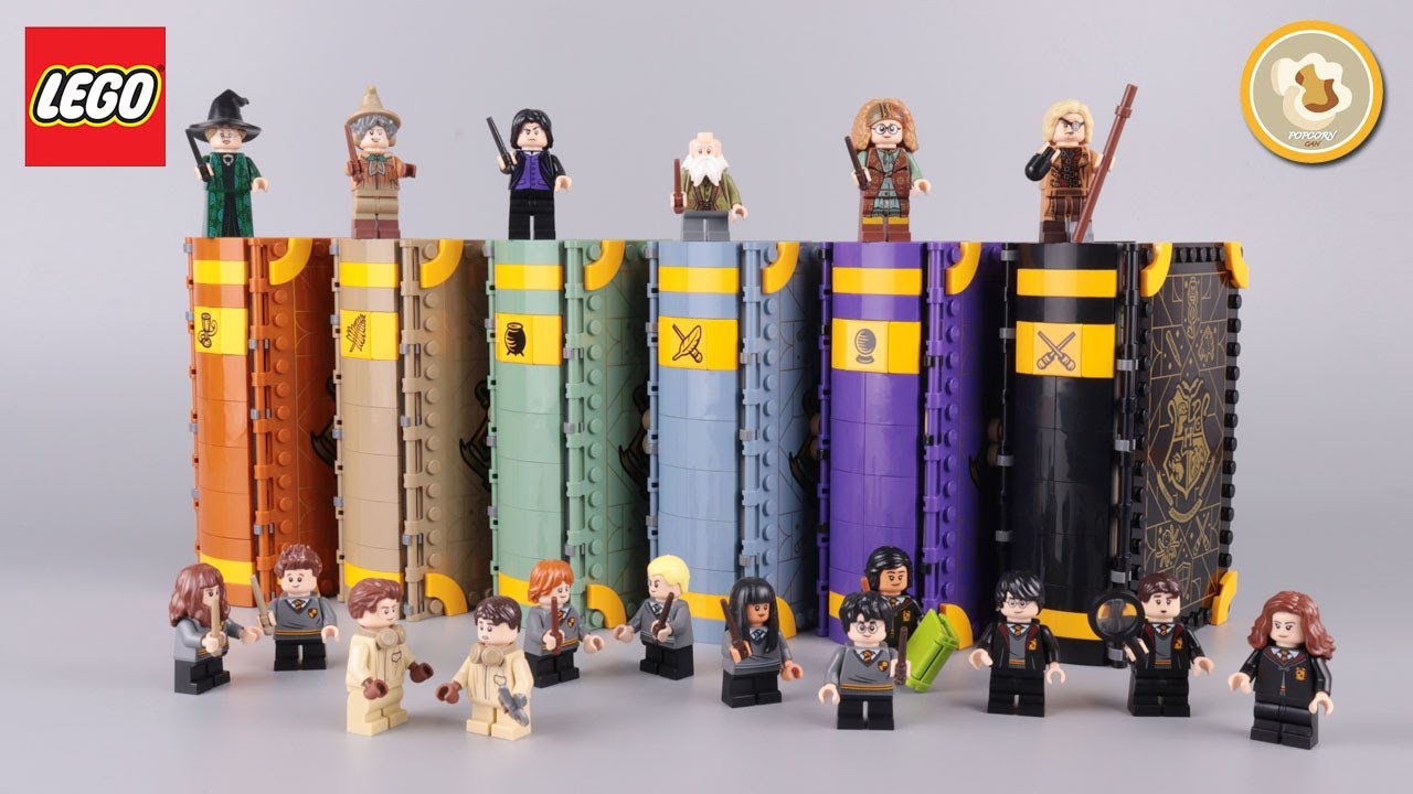 LEGO Harry Potter Hogwarts Moment Classes Books Compilation Speed Build