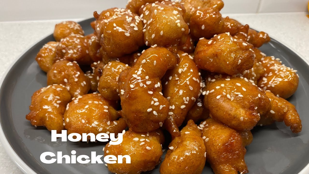 Honey chicken. Easy-to-follow recipe