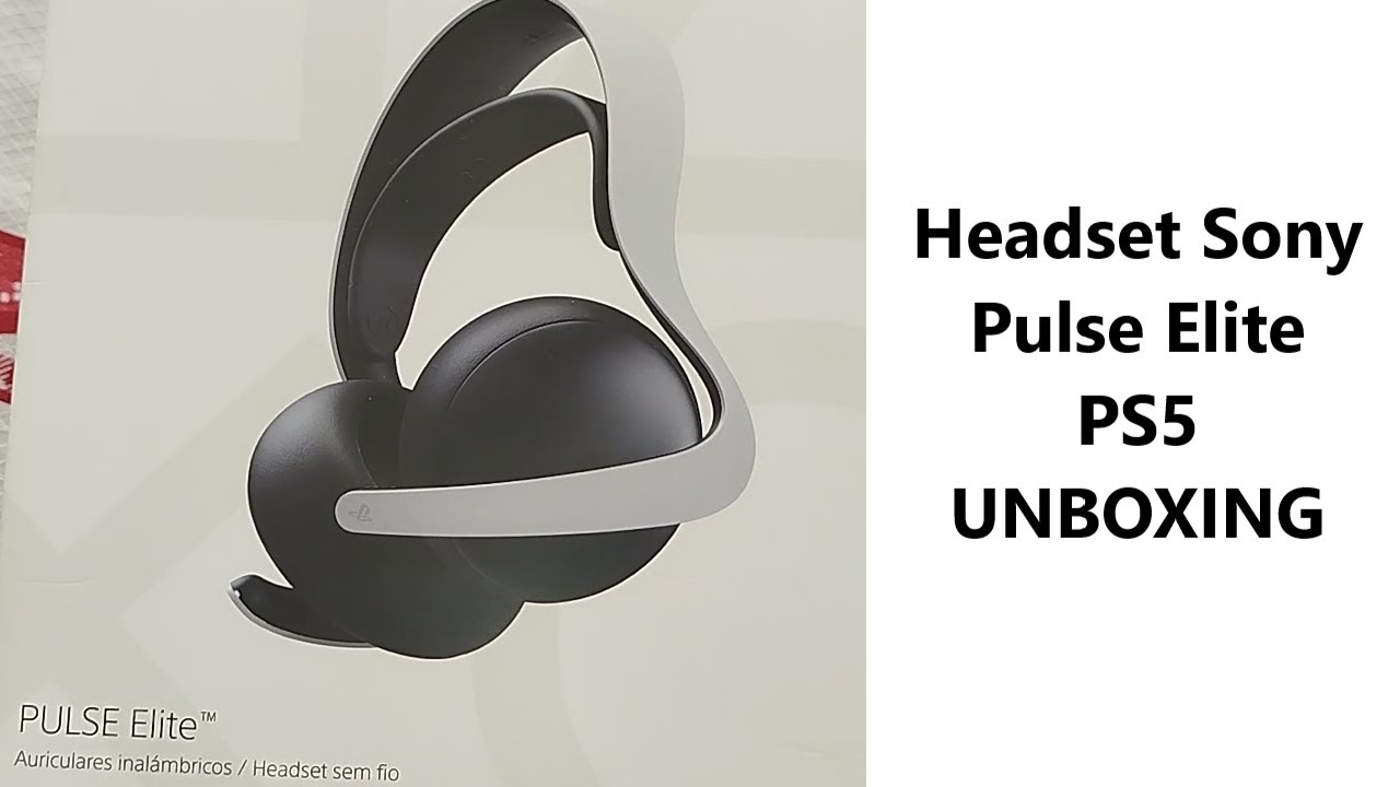 Headset Pulse Elite Sony (PS5) - Unboxing