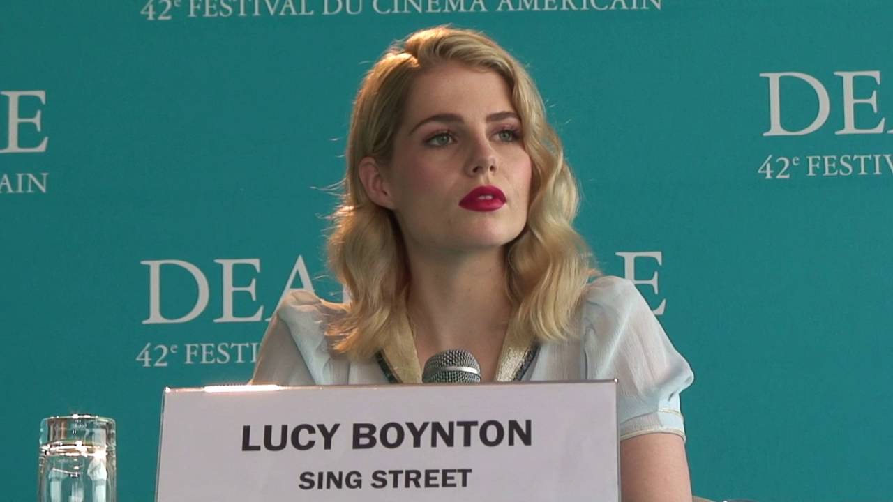 FCAD 2016 : Conférence de presse Sing Street (Lucy Boynton)