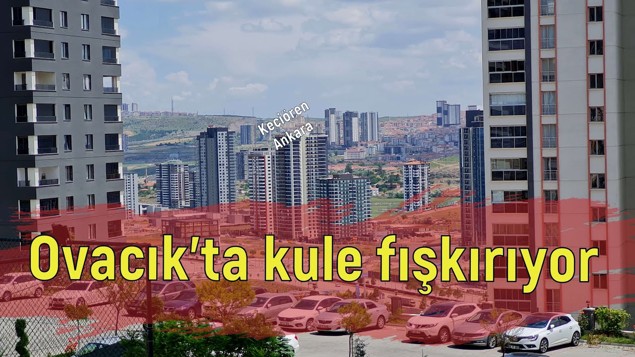 Ovacık'ta kuleler fışkırıyor. (14.06.2022)