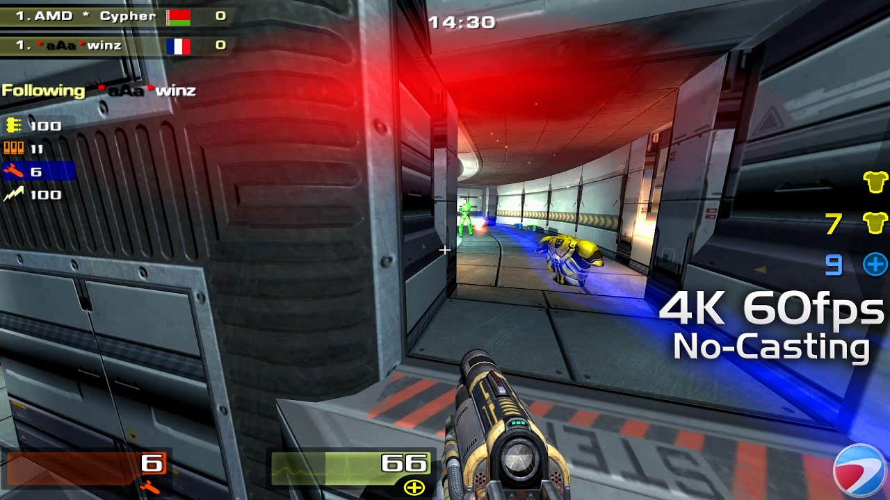 Winz vs Cypher ESWC 2006 Grand Final (No Shoutcasting) Quake4 Duel Tournament 4k60fps