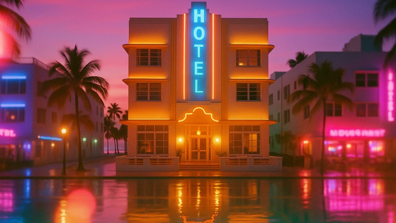 Sunset Glide | Miami ’84 Retrowave Mix | FREE FOR PROFIT