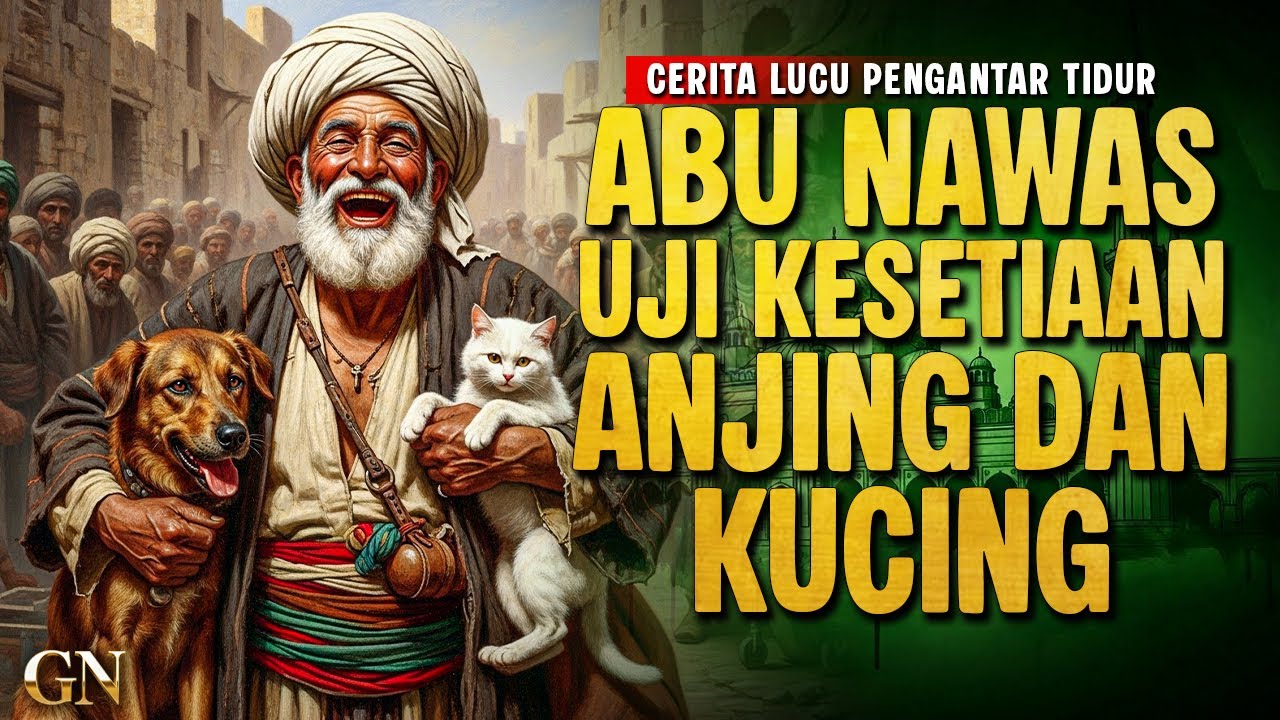 ABU NAWAS UJI KESETIAAN ANJING DAN KUCING || CERITA LUCU PENGANTAR TIDUR