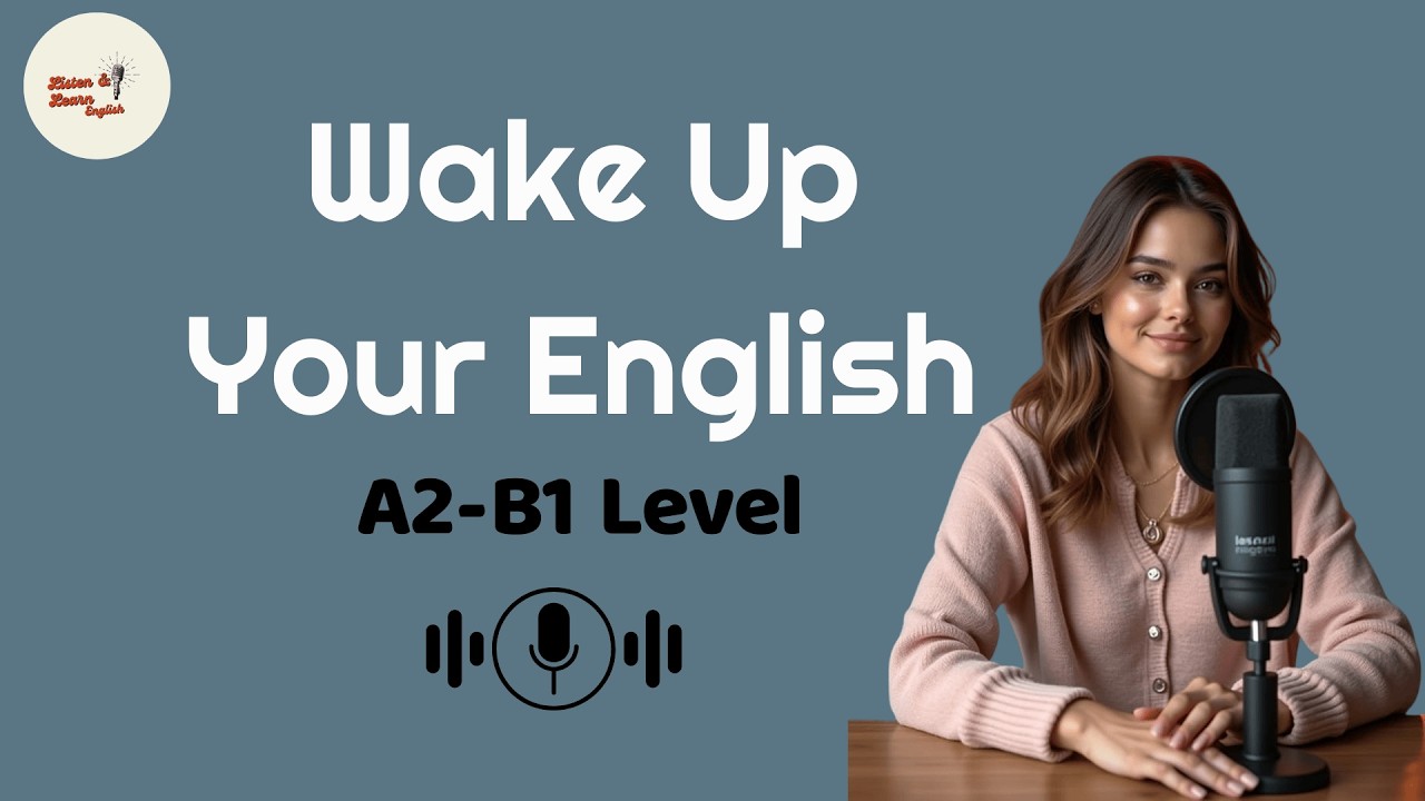Wake Up Your English! How to Think in English Every Morning (A2-B1 Level)