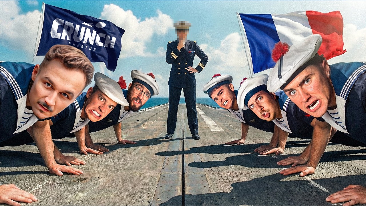 ON SUBIT LES TESTS PHYSIQUES DE LA MARINE NATIONALE ! CRUNCH CREATOR