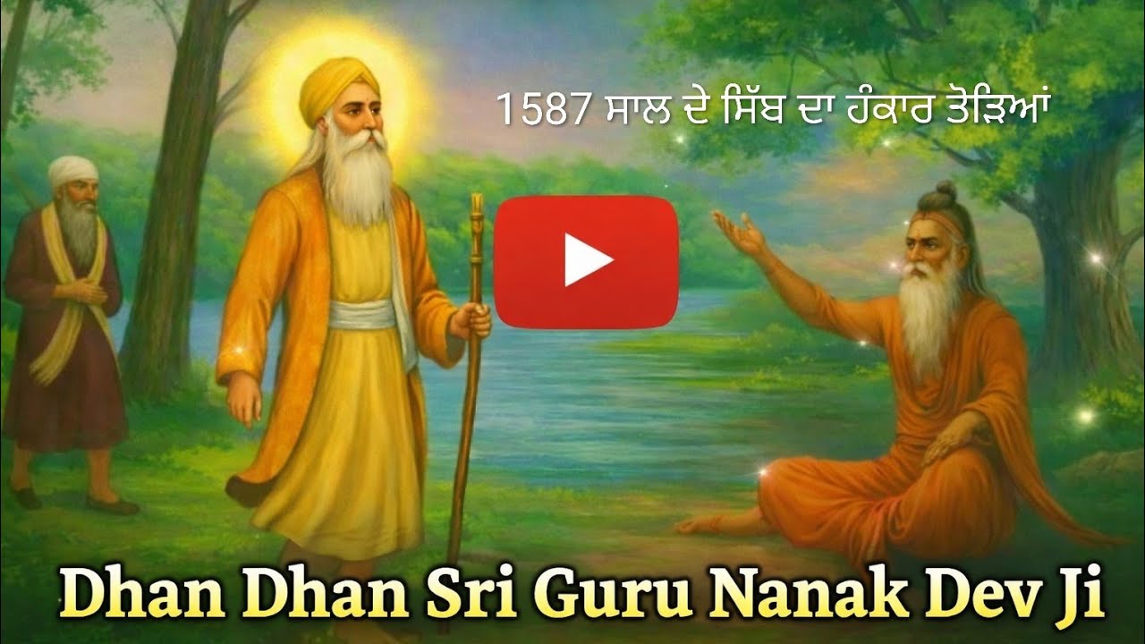 🙏1587 ਸਾਲ ਦੇ ਸਿੱਧ ਦਾ ਹੰਕਾਰ ਤੋੜਿਆ | Dhan Dhan Sri Guru Nanak Dev Ji