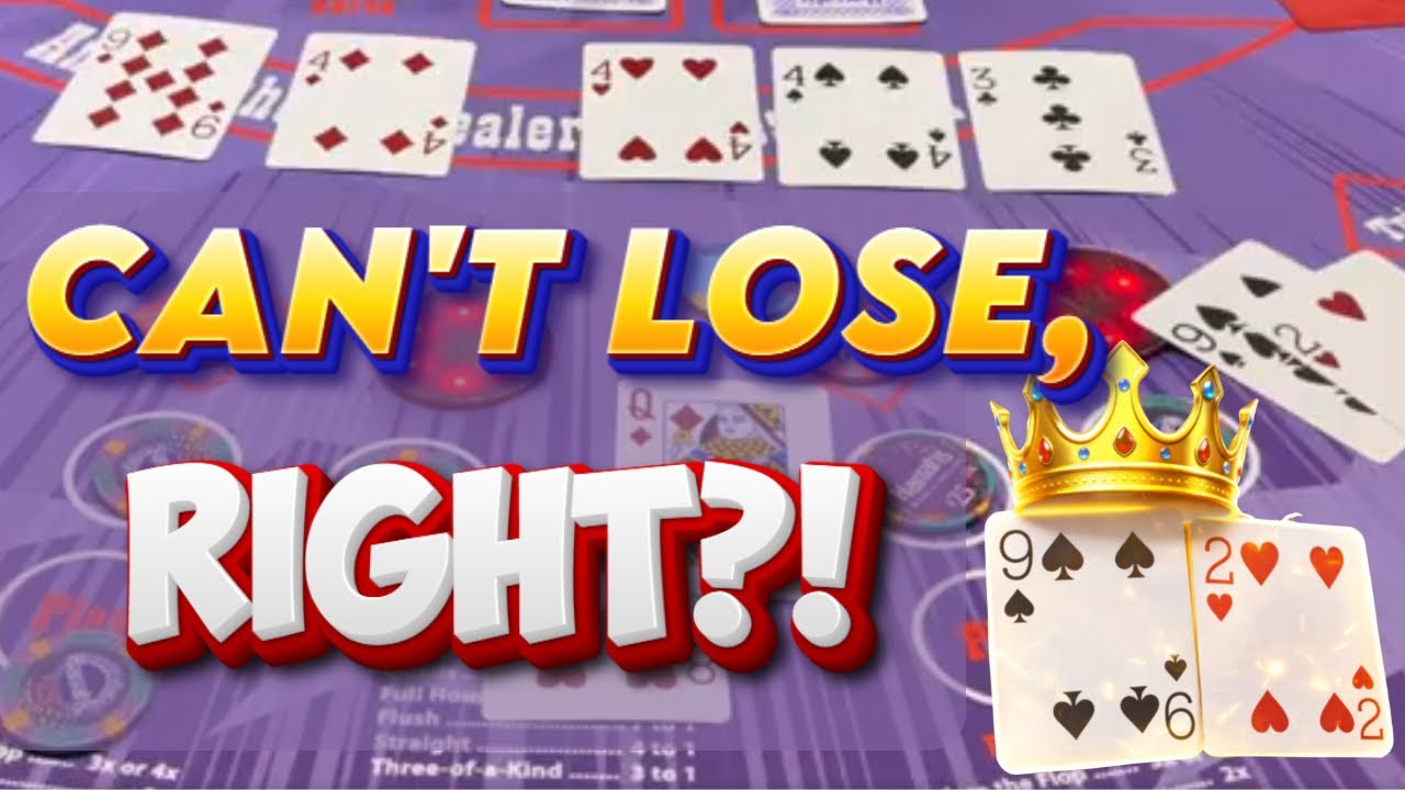 CAN'T LOSE RIGHT?!? ULTIMATE TEXAS HOLD 'EM in LAS VEGAS!