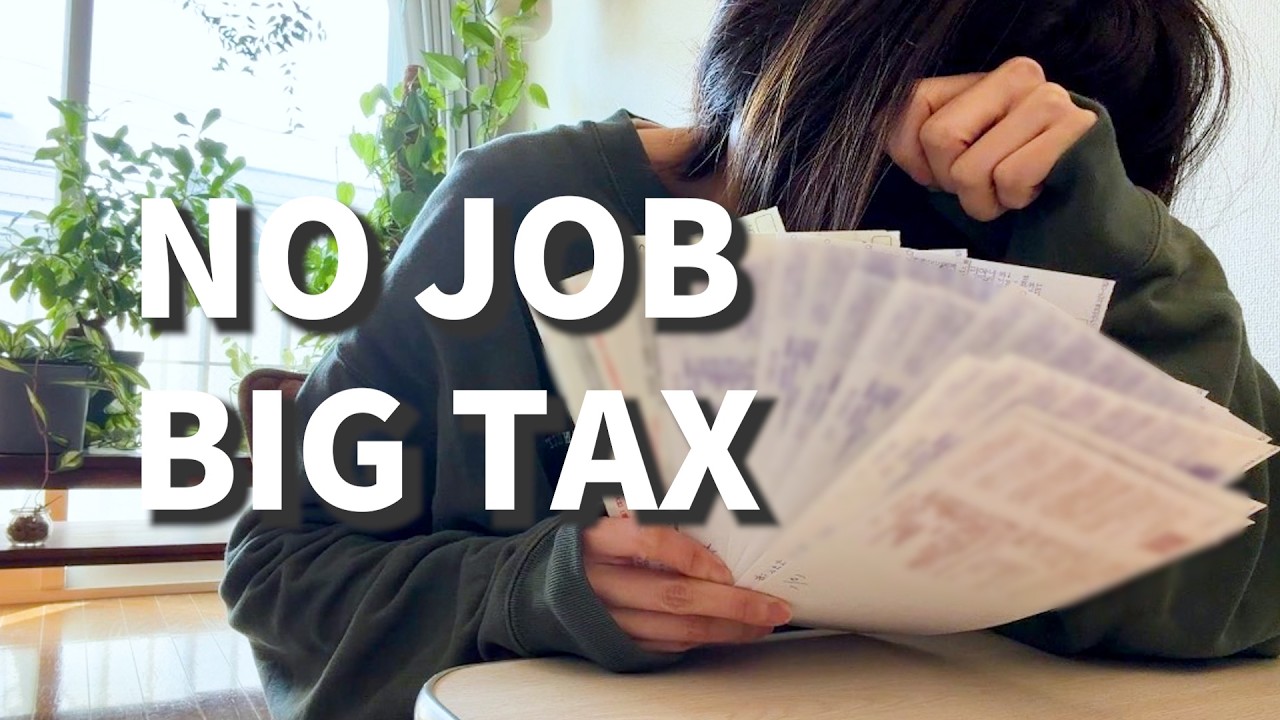 Hellish Unemployment Real Life in Japan🇯🇵| Paying Taxes with No Income | Homemade croquette sandwich