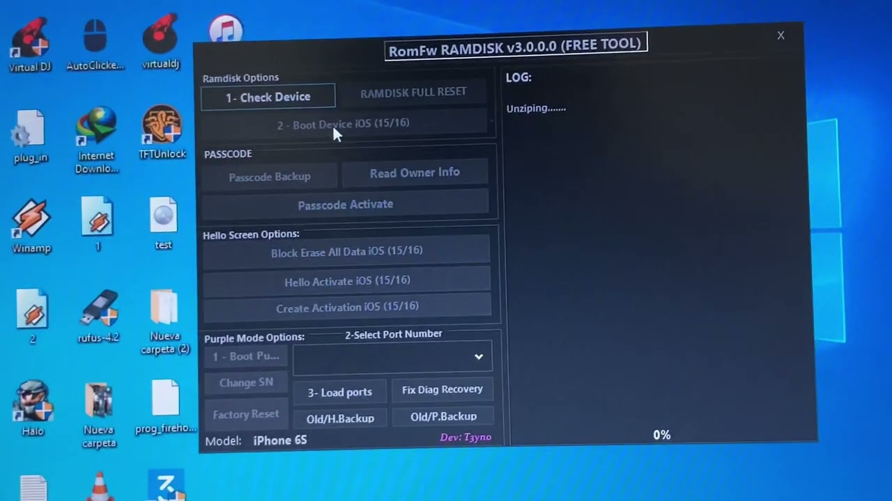 Bypass con ROMFW RAM DISK V3