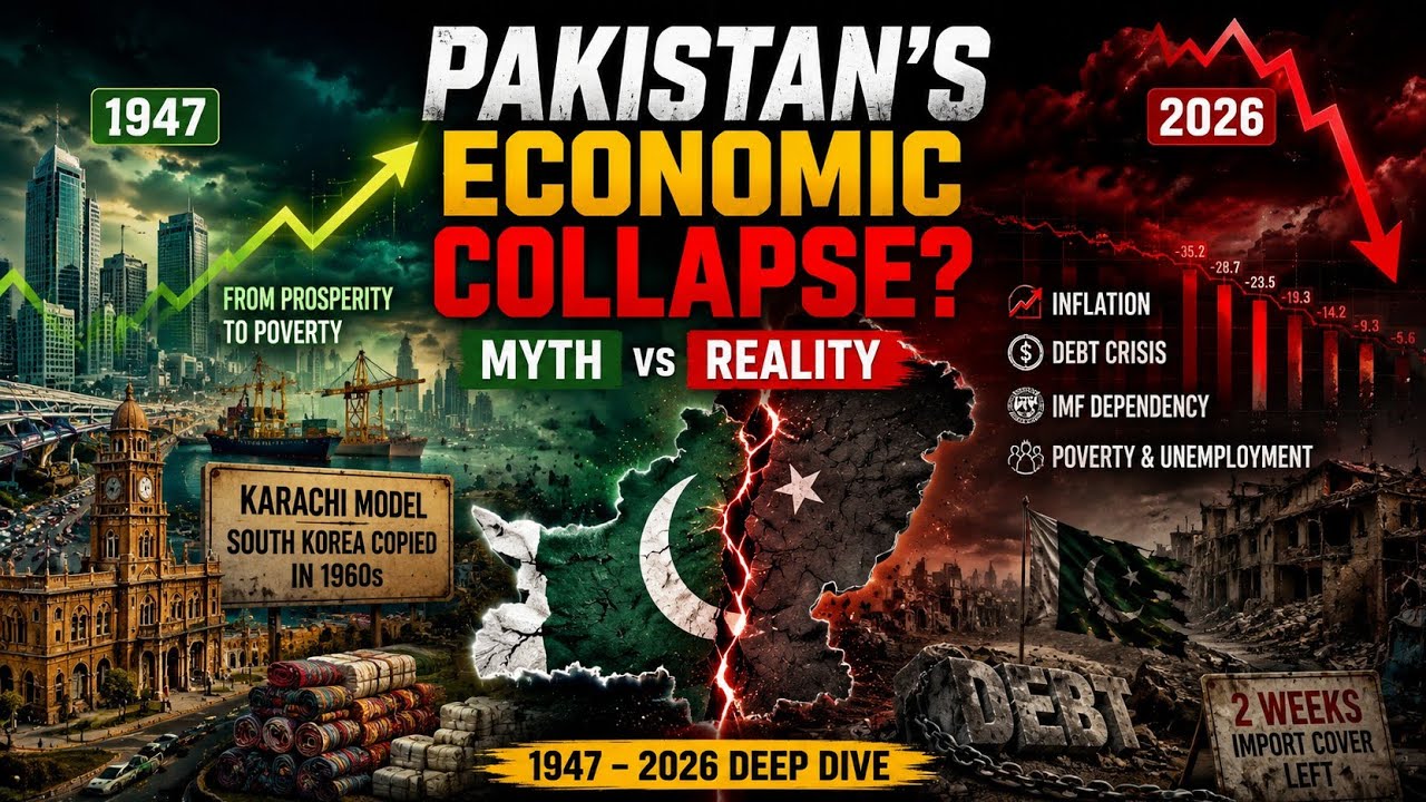 Pakistan's Economic Collapse? Myth vs Reality | 1947&ndash;2026 Deep Dive