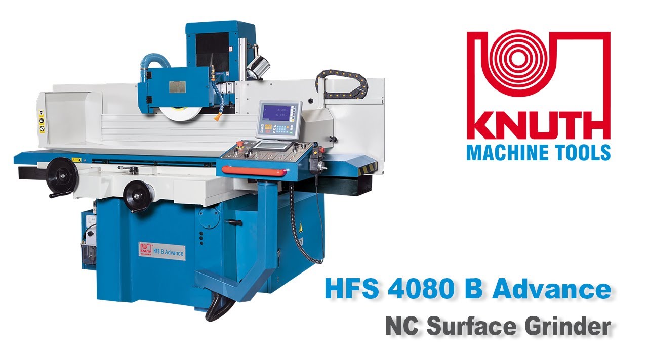 Almost like being there live! KNUTH videos for customers.  HFS NC Surface Grinder
