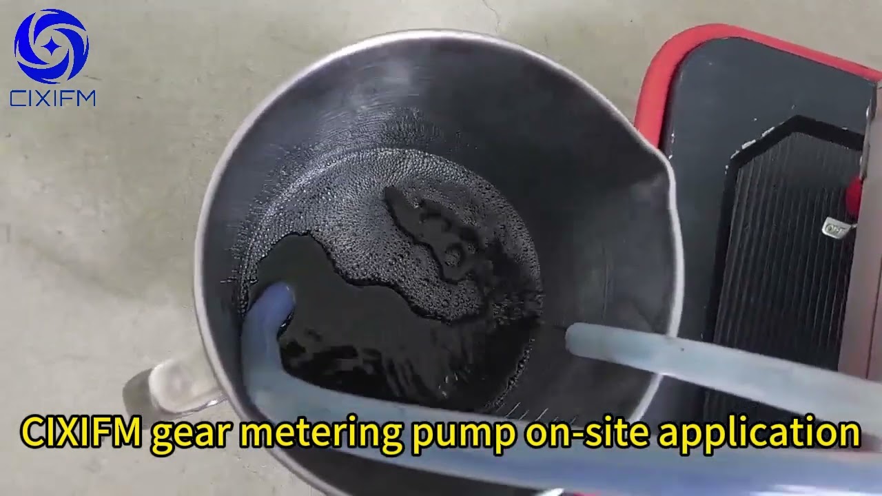 CIXIFM gear metering pump water pumping field application #gearpump #meteringpump #dosingpump