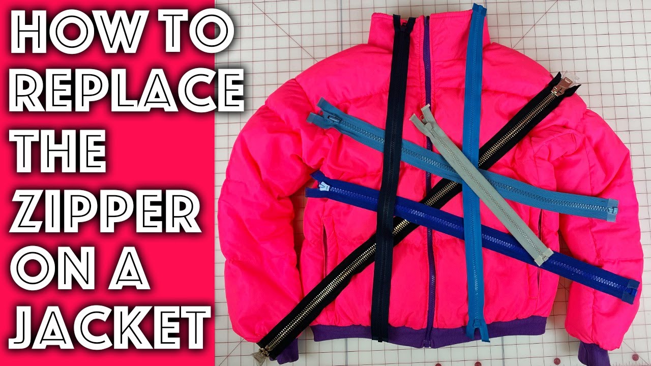How to Replace a Zipper on a Jacket Like a Professional | Sew Anastasia