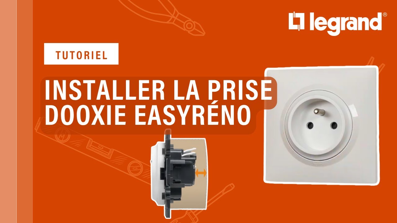 dooxie&trade; easyr&eacute;no de Legrand, la prise de courant faible profondeur pour la r&eacute;novation