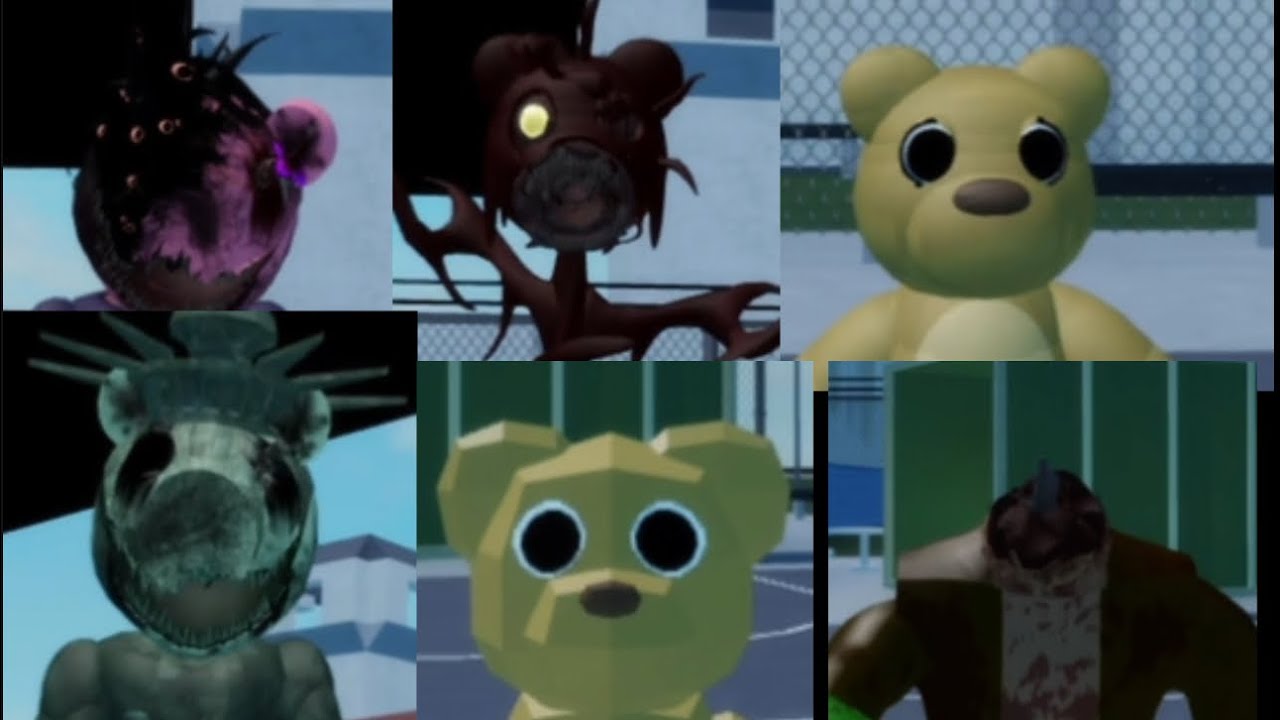 All new jumpscares/showcase of PTROI: Resurrect ( + dev skins)