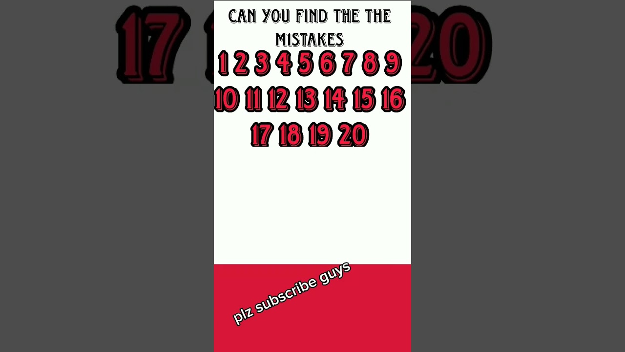 Can you find the mistake? #foryou #viral #bestcontent  #shortsviral #shorts