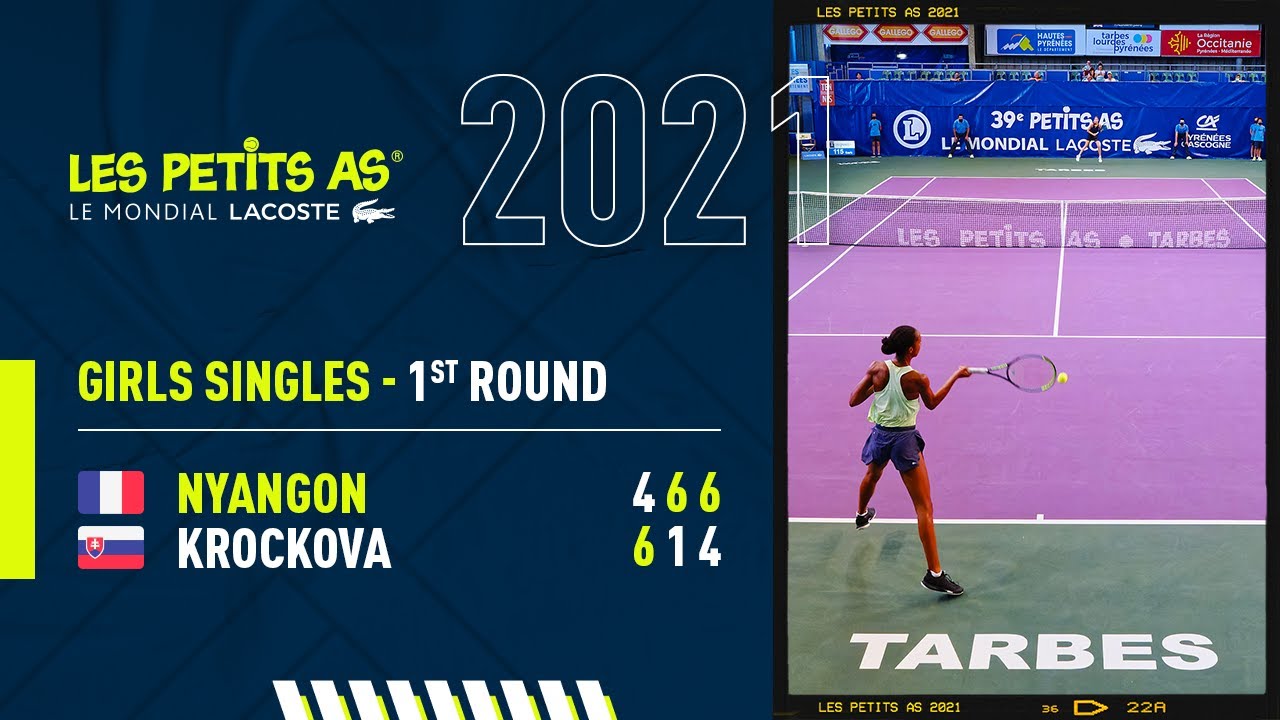 Les Petits As 2021 | Girls 1st Round | Natalia Krockova vs. Beverley Nyangon