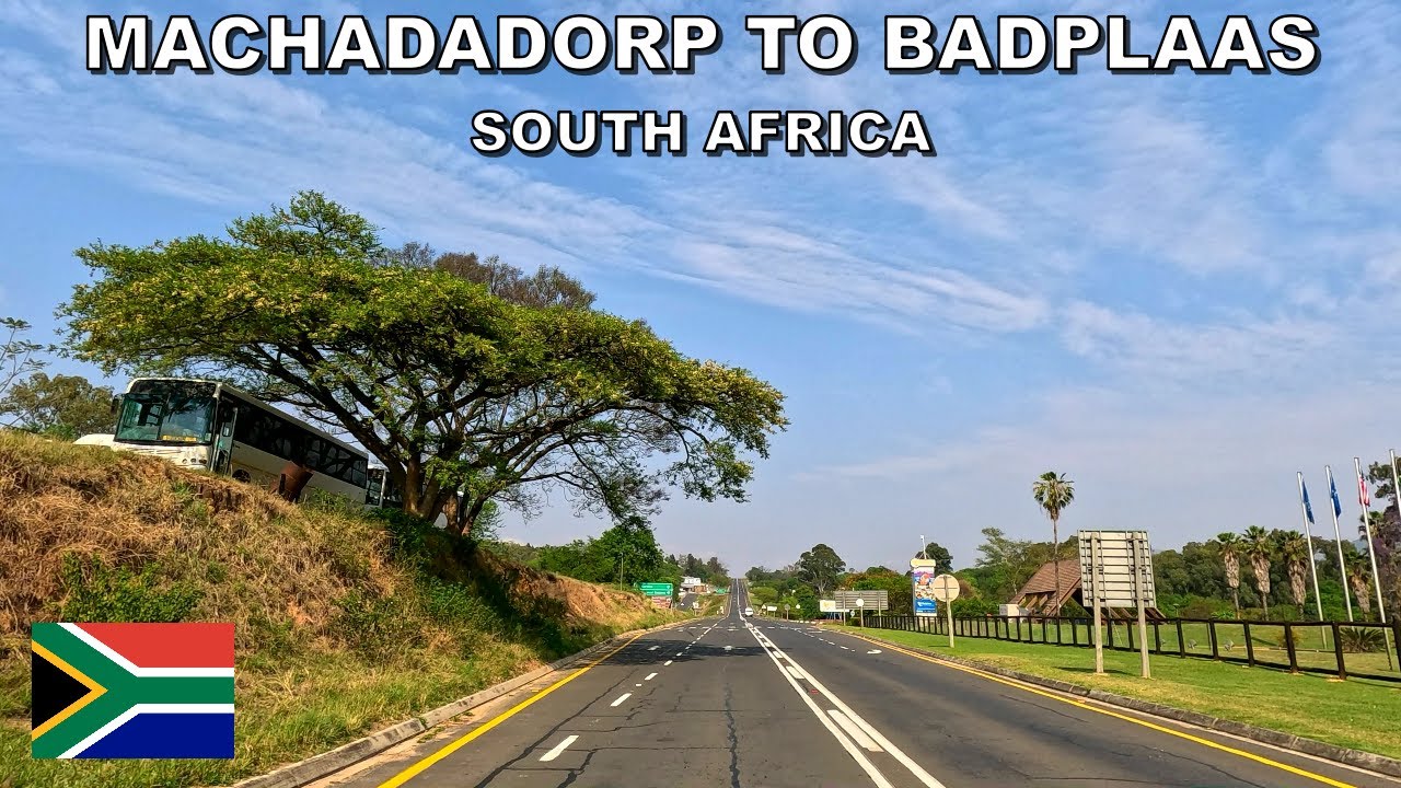 DRIVING from MACHADADORP to BADPLAAS in SOUTH AFRICA * 4K (60fps)