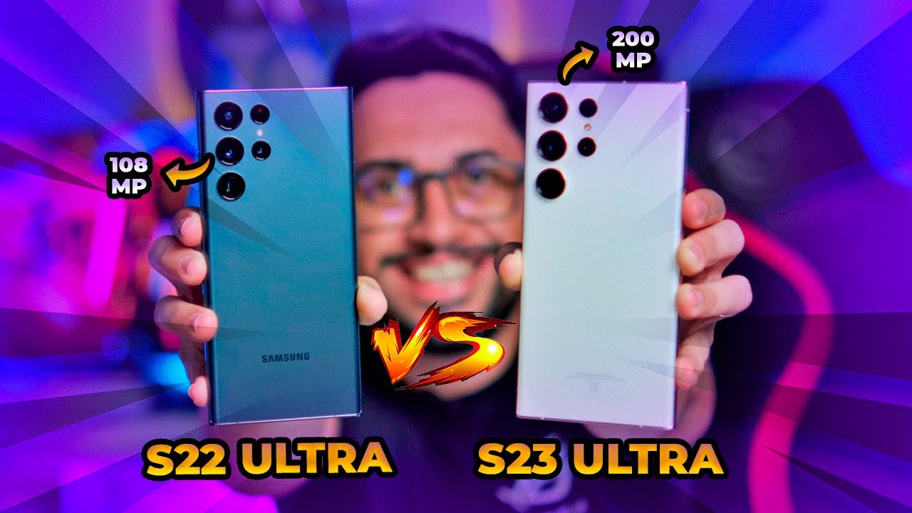 Galaxy S23 ULTRA vs S22 ULTRA! [Testei e COMPAREI AS CÂMERAS]