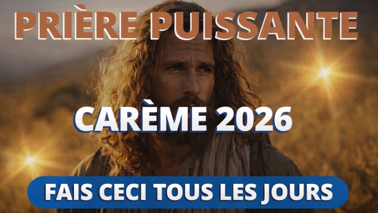 Carême 2026 : Fais Cette Prière Tous Les Jours Et Tu Verras Ce Qui Se Passera Dans Ta Vie