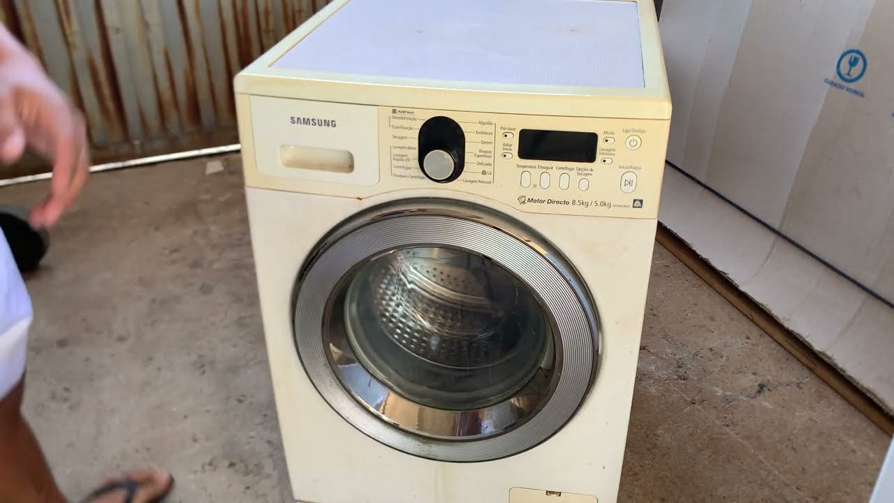 Desmontagem Lava e seca Samsung heba 8,5kg (WD8854RJF)