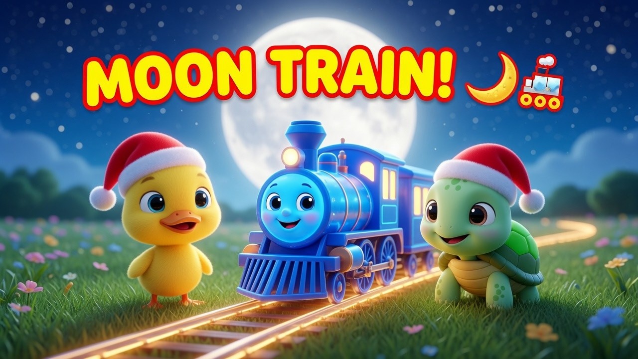 Волшебный лунный поезд 🚂🌙 | Ночное приключение Пипа и Типпи | Детская сказка на ночь
