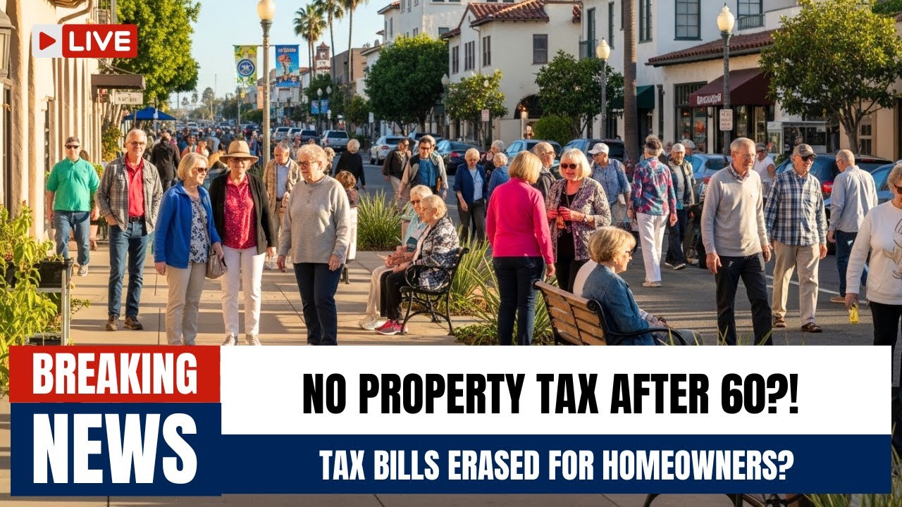 California Removes Property Taxes for Seniors 60+ &mdash; Big Relief for Homeowners