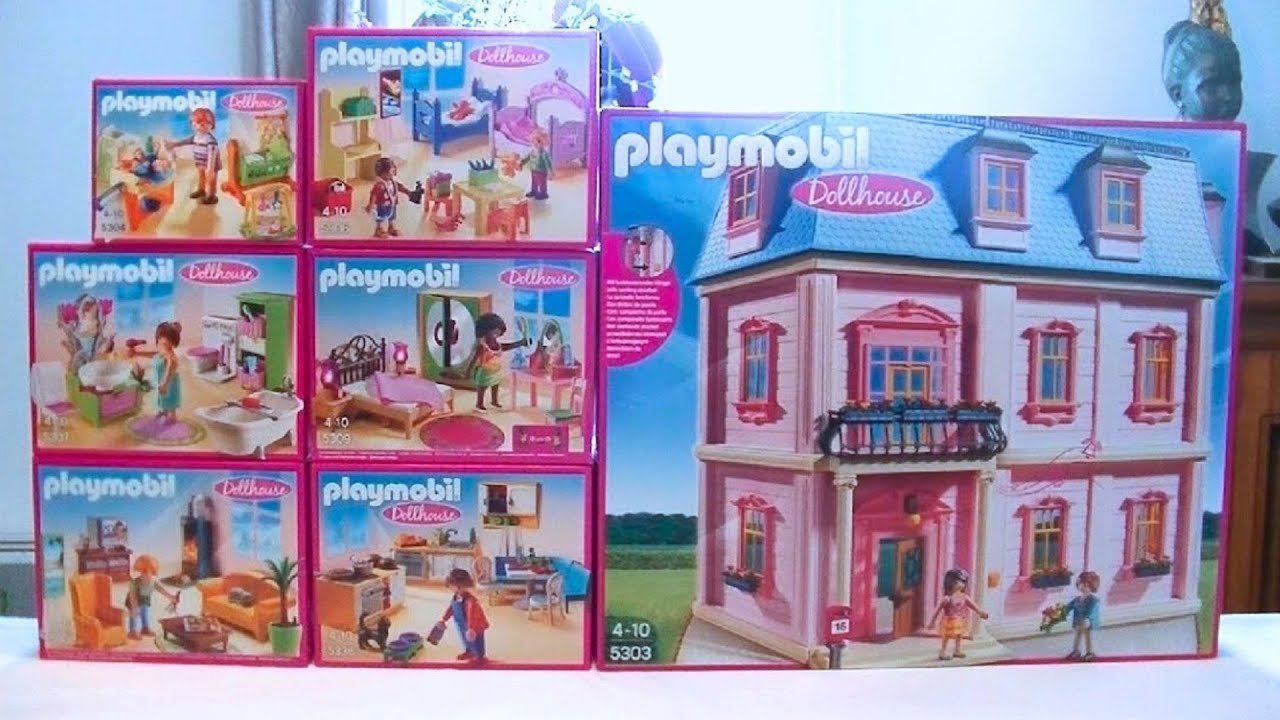 Unboxing Playmobil : La maison traditionnelle (2015) – 5303, 5304, 5306, 5307, 5308, 5309, 5336