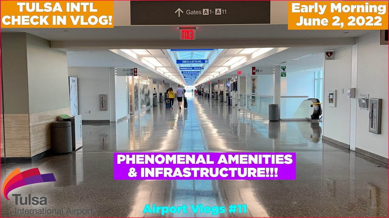 CHECK IN VLOG | Tulsa Intl Airport | Early Morning | June 2, 2022 | Airport Vlog #11