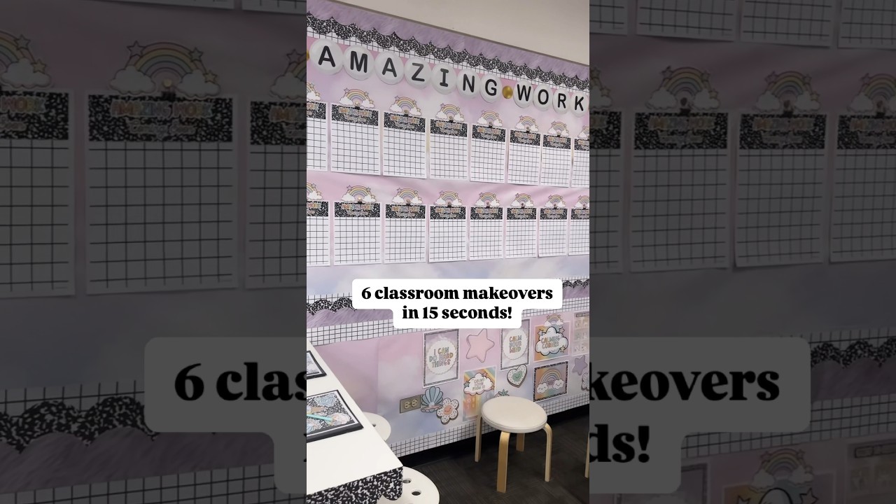 🥳Classroom makeover ideas for all grade levels! Inspiration for teachers. #classroomdecor