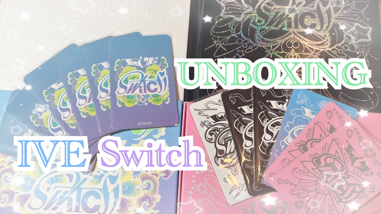 IVE Switch Unboxing / スイッチCD開封動画 / タワレコ特典トレカ&チェキ / 今回も可愛いでしかない。IVEちゃんビジュ強すぎ(推しはガウル🐿️イソ🐯)